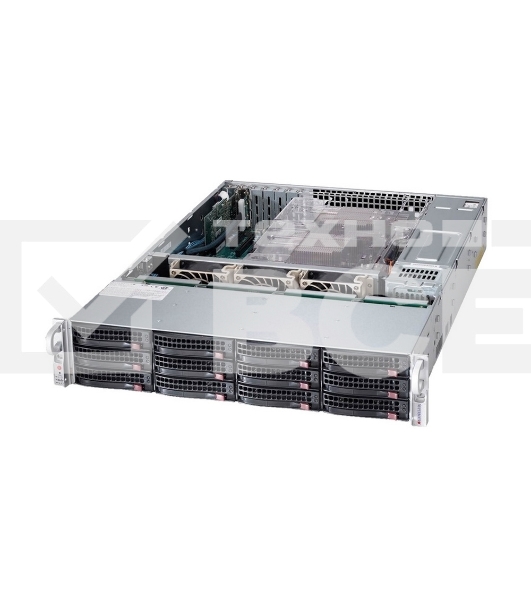 Корпус SuperMicro CSE-826BE1C4-R1K23LPB 1200W черный
