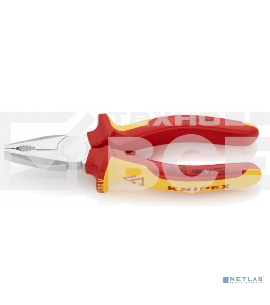 Пассатижи KNIPEX 0306160 1000V160мм электротехнический. сталь инструментальная, закаленная