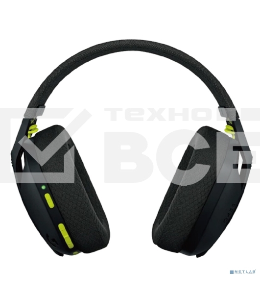 Наушники с микрофоном Logitech G435 черный/желтый накладные Radio оголовье (981-001050)