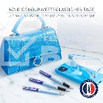 Ручка шариковая Waterman Hemisphere Colour Blocking (2179927) Blue CT M син. черн. подар.кор., фото6