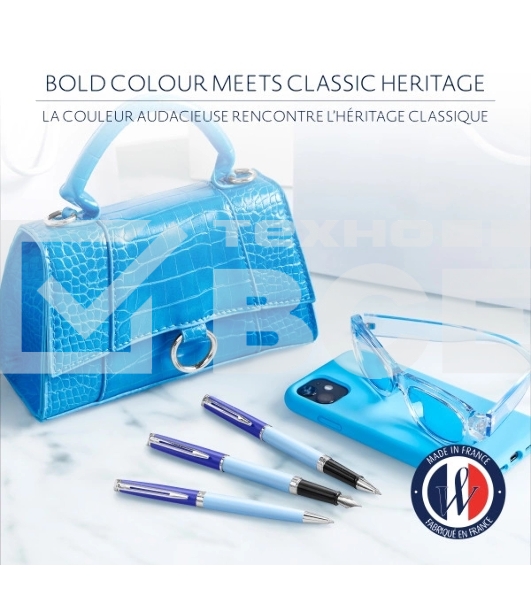 Ручка шариковая Waterman Hemisphere Colour Blocking (2179927) Blue CT M син. черн. подар.кор.