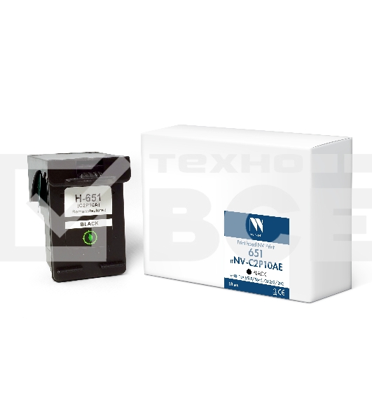 Струйный картридж NVPrint 651 (NV-C2P10AE) Black для HP DJA 5575/5645, OJ 252/202 (18 мл) совместимый
