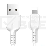 Кабель USB 2.0 hoco X13, AM/Lightning M, белый, 1м, фото3