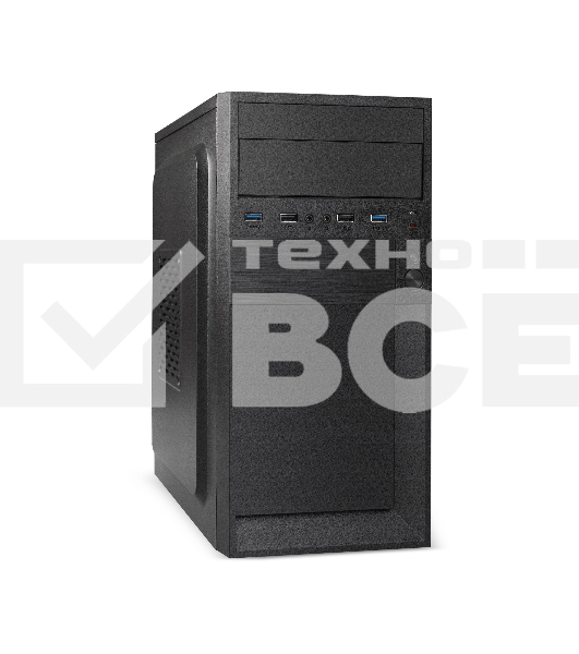 Компьютерный корпус Minitower ExeGate BAA-105U2-01-UNS450 (mATX, БП UNS450 с вент. 12см, 2*USB+2*USB 3.0, аудио, черный)