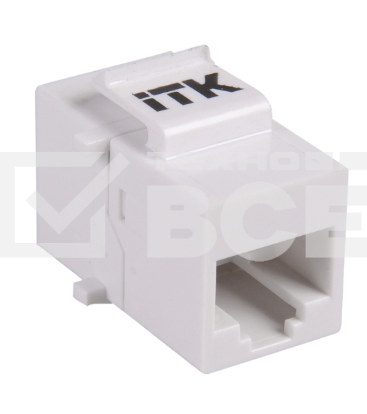 Проходной адаптер cat.5e UTP, RJ45-RJ45, тип Keystone Jack CS7-1C5EU ITK