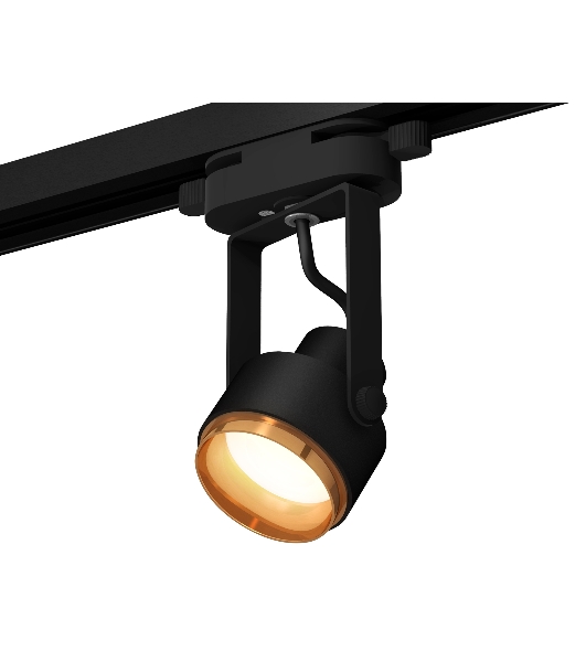 Светильник Ambrella light XT6602023 PBK/PYG черный полированный/золото желтое полированное MR16 GU10 (C6602, N6124)