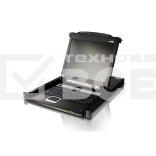 Kvm консоль ATEN SINGLE RAIL 16P PS/2-USB LCDKVMP 17INCH (CL5716MR)
