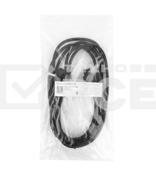 Кабель Кабель питания для ноутбуков Gembird/Cablexpert, 3м, Schuko- C5, 10А (PC-186-ML12-3M)