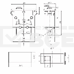 Автомат - предохранитель 250V 15А (3с) RESET-OFF красный  с подсветкой  Rexant, фото2
