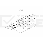 [Клеммы,сжим] Rexant (08-0311) КЛЕММА ПЛОСКАЯ изолированная (КПИ штекер - 2.8мм) 0.5-1.5мм/кв (VM1.25-110(8)) (100 шт в уп.), фото4