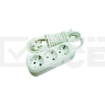 Удлинитель 3 гн 3 м с\з Makel MGP133, фото 1