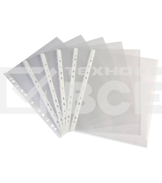 Папка-вкладыш Бюрократ Премиум -013BKAN2 глянцевые А4+ 30мкм (упак.: 100 шт)