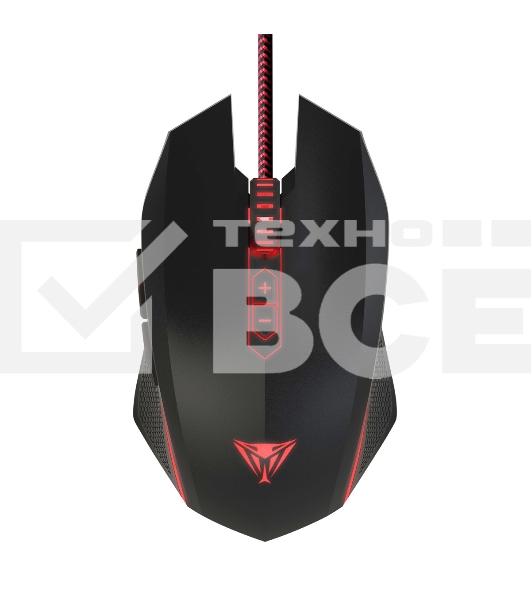 Мышь проводная Patriot Viper V530 черный, 4000 dpi, USB, кнопки - 7