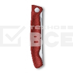 Нож кухонный Victorinox Swiss Classic (6.7831.FB) стальной столовый лезв.110мм серрейт. заточка красный блистер, фото6