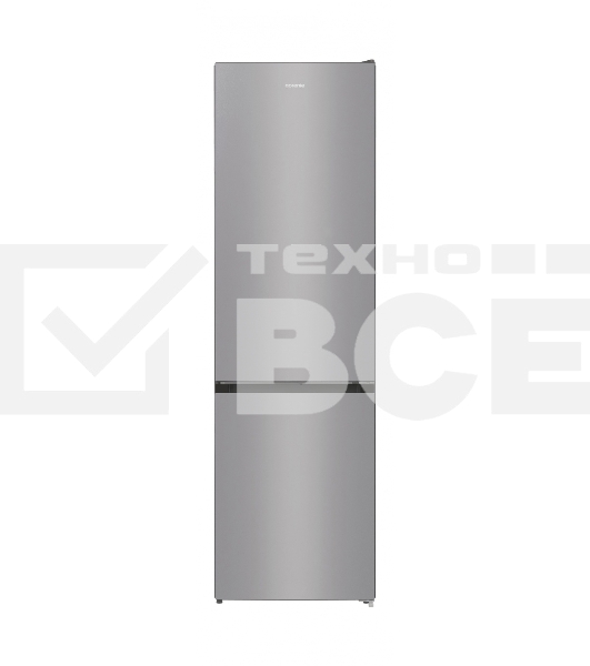 Холодильник Gorenje NRK6201PS4 серебристый металлик двухкамерный 235/96л морозилка снизу