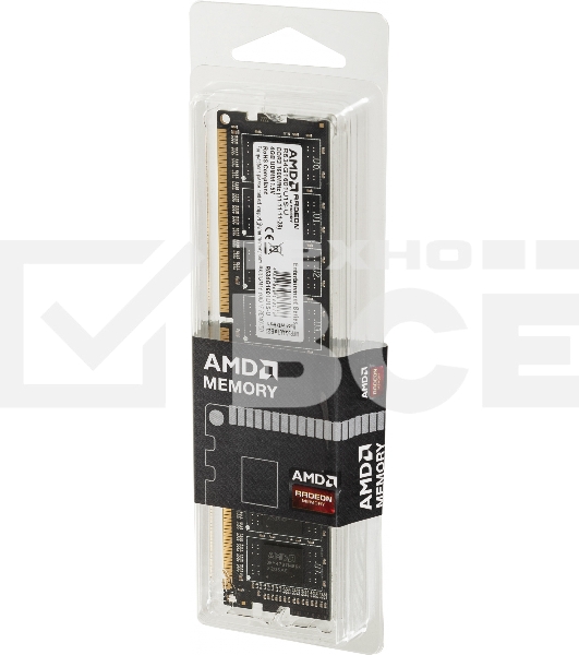Оперативная память AMD Radeon R5, DDR3, 4GB (1x4GB), 1600MHz, CL11