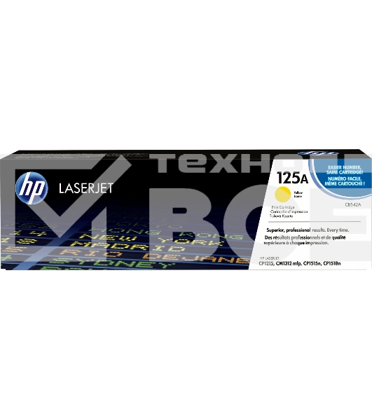 Картридж лазерный HP CB542A желтый LJ P1215/1515 (1400стр.)
