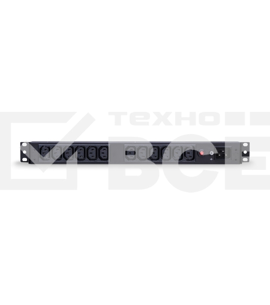 Блок распределения питания PDU CyberPower PDU83401 Basic 1U type, 16Amp, 12 IEC outlets
