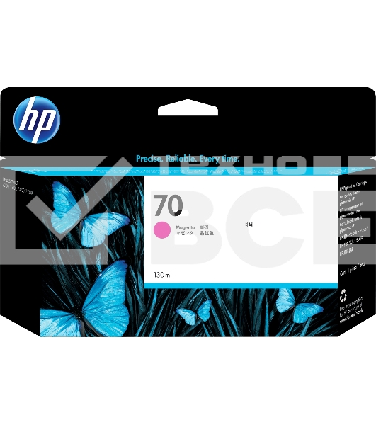 Картридж струйный HP №70 C9453A пурпурный для HP DJ Z2100/Z3100 (130мл)