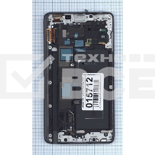Дисплей для Samsung Galaxy Note Edge SM-N915 черный с рамкой