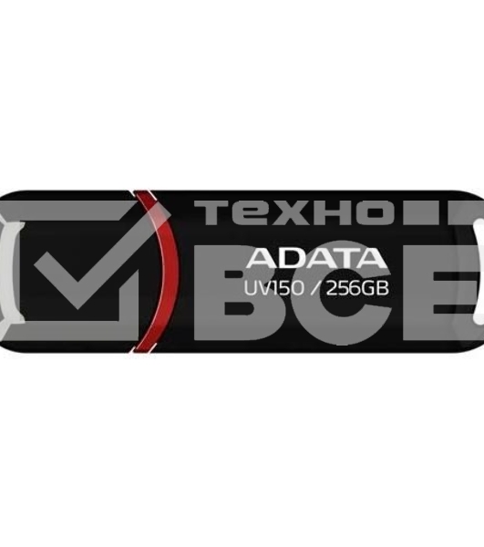 Флеш диск A-Data 256Gb AUV150-256G-RBK USB3.0 черный