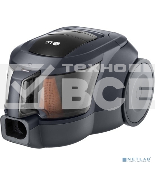 Пылесос LG VC5420NHTG серый, 380/2000 Вт, уборка сухая, пылесборник контейнер, 1.3 л
