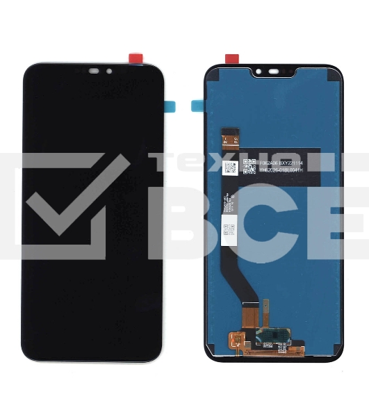 Дисплей для Honor 8C, Asus Zenfone Max (M2) ZB633KL в сборе с тачскрином, черный