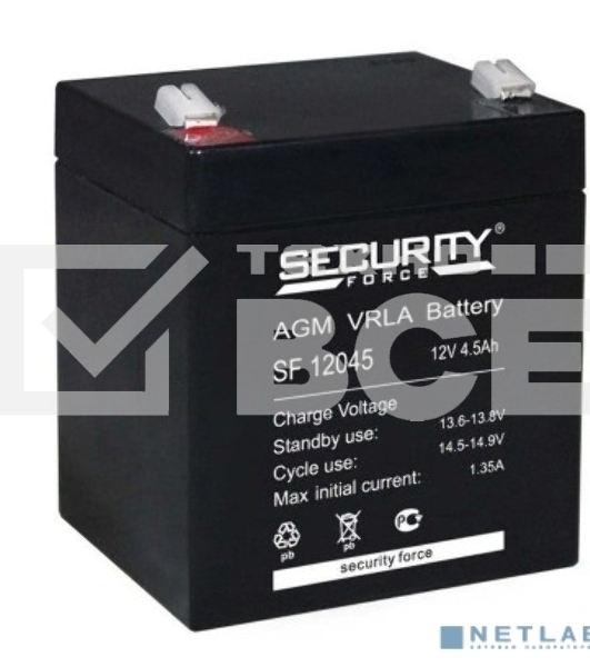 Батарея Delta Security Force SF 12045 (12V 4.5Ah)