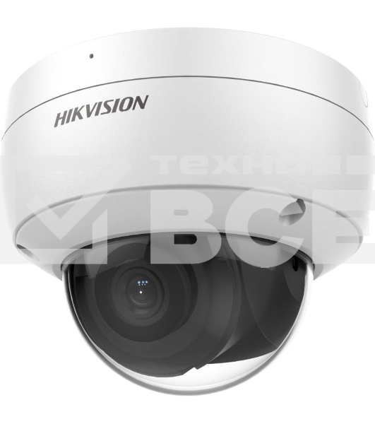Уличная купольная IP-камера 2Мп HIKVISION DS-2CD2123G2-IU(D)(2.8мм) с EXIR-подсветкой до 30м и технологией AcuSense