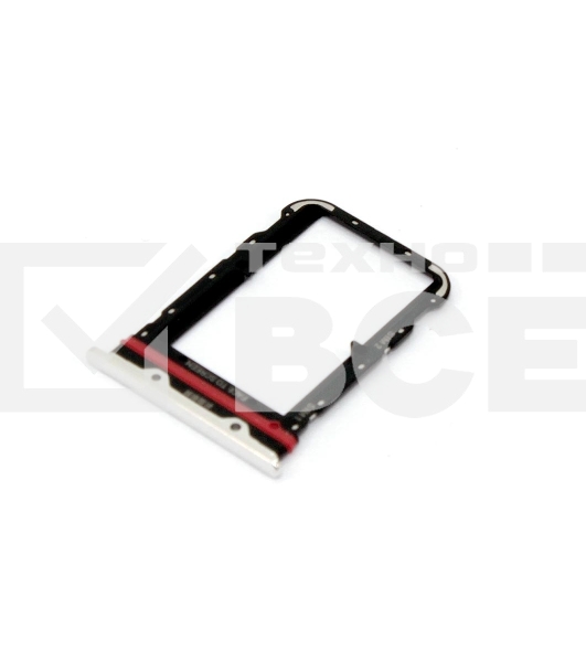 Лоток для SIM-карты Xiaomi Mi CC9 Pro серебристый