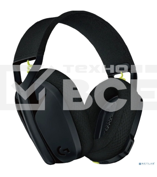 Наушники с микрофоном Logitech G435 черный/желтый накладные Radio оголовье (981-001050)