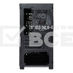 Компьютерный корпус без блока питания HSPD M321, Mesh Mini-tower, черный, slide TG, 0.45 SPCC, 2x140мм ARGb+1x120мм ARGb mATX, mITX 160/340/184мм 2x2.5