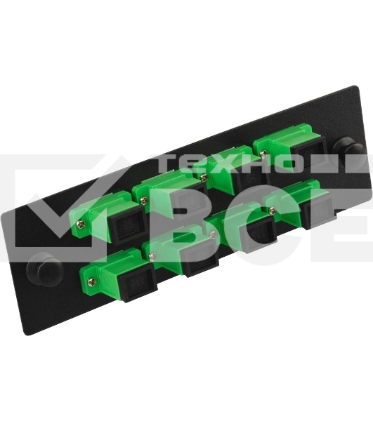 Адаптерная панель для кроссов LAN-FOBM с 8 симплексными адаптерами SC/OS2