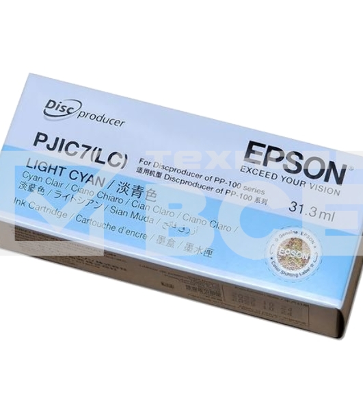 Картридж струйный EPSON PJIC7 светло-голубой для Discproducer PP-100 (C13S020448/C13S020689)