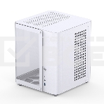 Корпус без блока питания JONSBO TK-1, Mini-Tower, TG, no fan, 1xUSB-A 3.2 + 1xUSB-C 3.2, mATX, mITX White, фото2