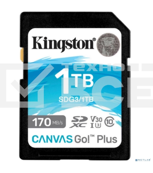 Карта памяти Kingston 1Tb SDXC Canvas Go Plus 170R C10 UHS-I U3 V30/ Kingston 1Tb SDXC Canvas Go Plus 170R C10 UHS-I U3 V30
