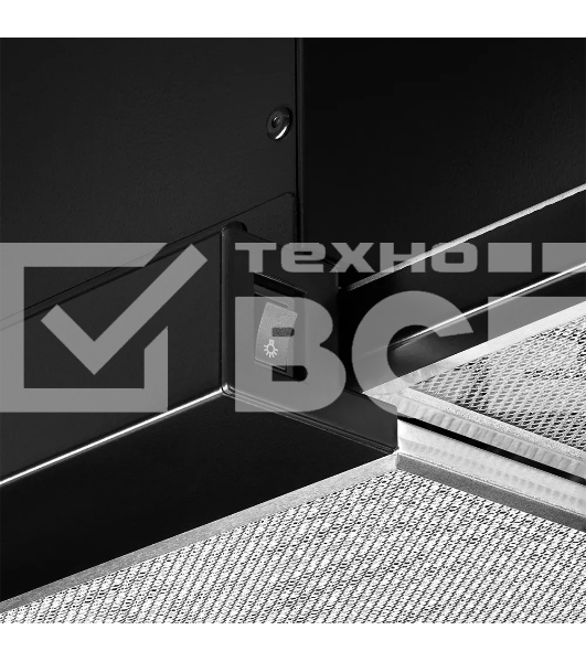 Встраиваемая телескопическая вытяжка Kuppersberg SLIMTURBO 60 Gb, ширина 60 см, отвод/рециркуляция, 1500 м3/час, механическое управление, 3 скорости, освещение 2х2 Вт, металлические жироулавливающие фильтры, угольный фильтр KF-ES (опция), 63.4 дБ, обратный клапан, шхвхг:55.2x25.5x28см, черный (ПОРТУГАЛИЯ)