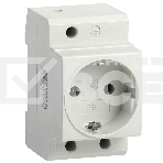 Розетка силовая РАр10-3-ОП с заземл. на DIN-рейку IEK MRD10-16, фото6