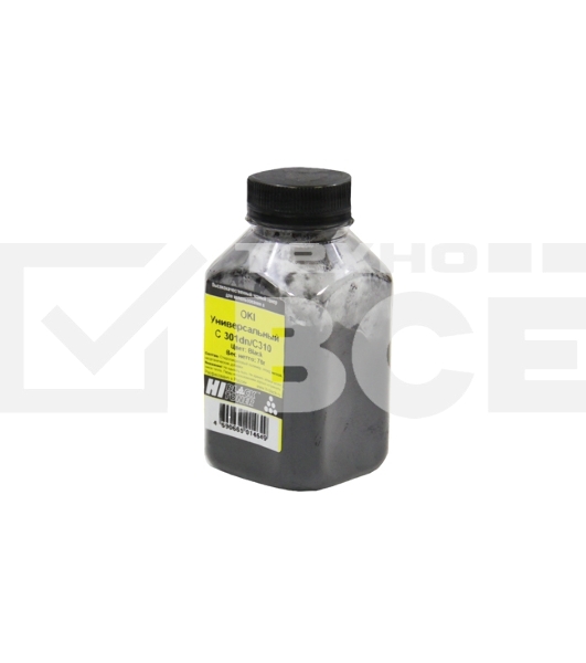 Тонер OKI Универсальный С 301dn/C310 (Hi-Black) Bk, 70 г, банка