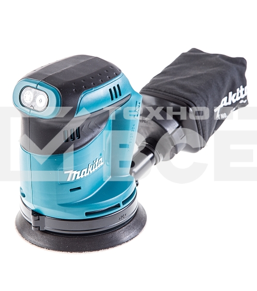 Машинка эксцентриковая MAKITA DBO180Z 18В LiIon ф125мм 7000/9500/11000об/мин ампл.2.8мм 1.7кг