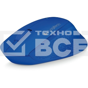 Мышь беспроводная Logitech M280 синий, 1000 dpi, радиоканал, USB, кнопки - 3