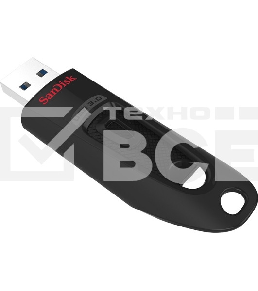 Флеш диск Sandisk 64Gb Ultra SDCZ48-064G-U46 USB3.0 черный