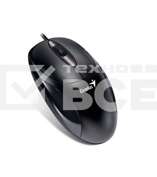 Мышь проводная Genius XScroll V3 черный, 1000 dpi, USB, кнопки - 3