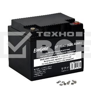 Батарея ExeGate DT 1240 (12V 40Ah), клеммы под болт М6