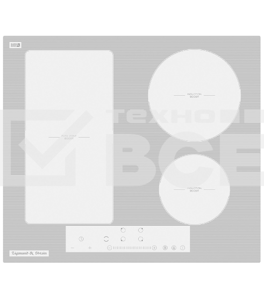 Независимая индукционная стеклокерамическая поверхность Zigmund & Shtain CI 34.6 W