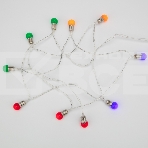 Гирлянда светодиодная «Мини-лампочки» 1.5 м, 10 LED, прозрачный ПВХ, цвет свечения мультиколор, 2 х АА (батарейки не в комплекте) NEON-NIGHT, фото5