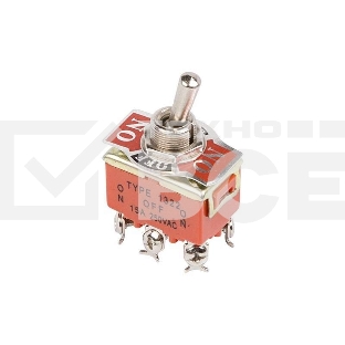 Тумблер 250В 15А (6с) ON-OFF-ON 2п (KN-203) Rexant 36-4132