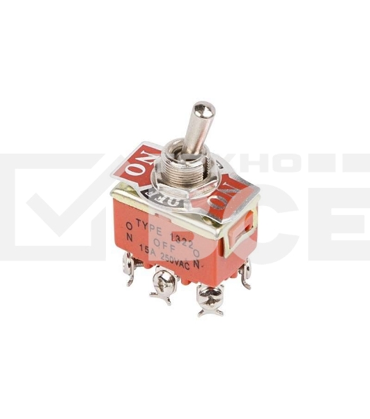 Тумблер 250В 15А (6с) ON-OFF-ON 2п (KN-203) Rexant 36-4132