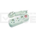 Удлинитель Makel MGP213 3 гн 3 м с\з вкл., фото 1