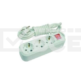 Удлинитель Makel MGP213 3 гн 3 м с\з вкл.